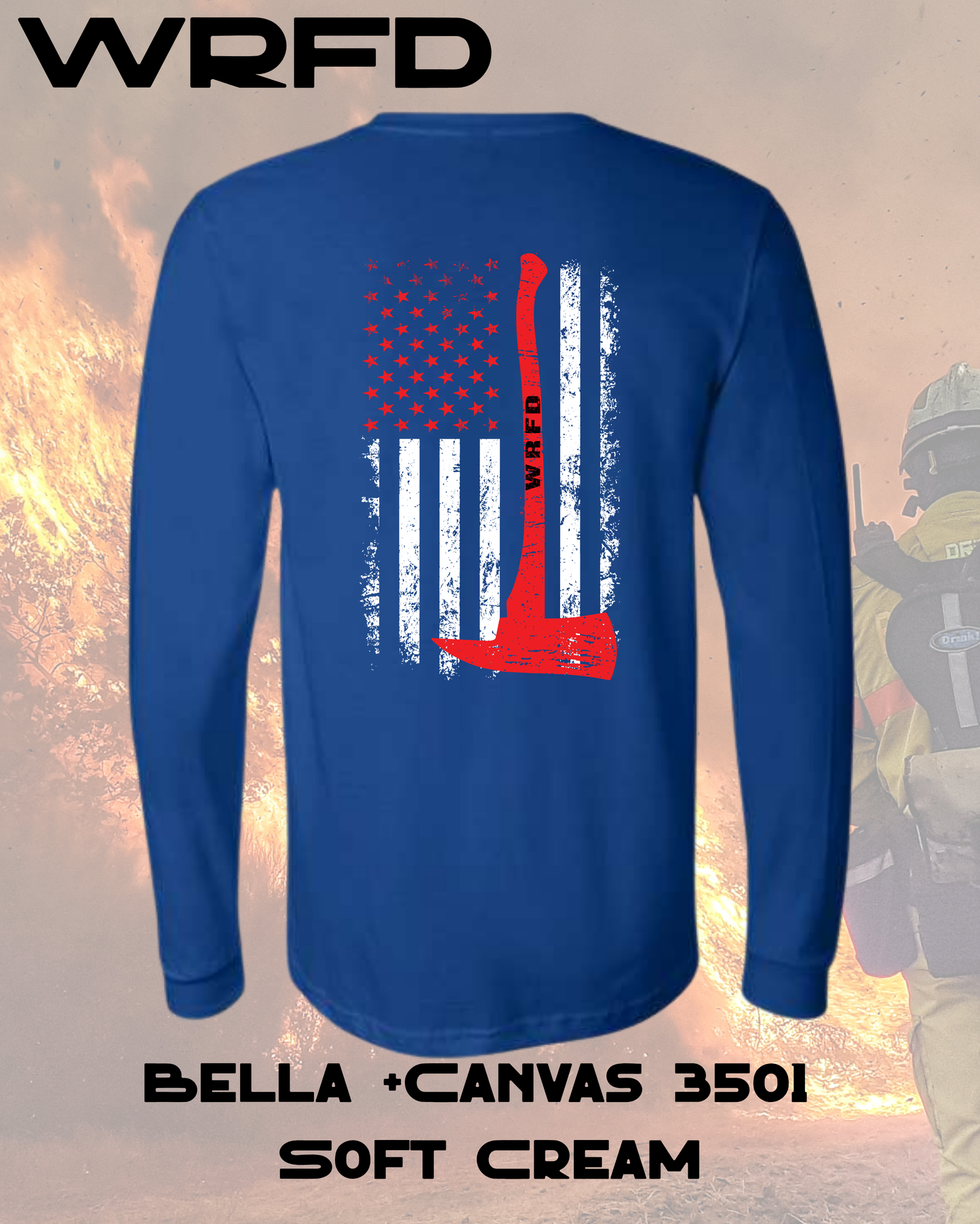 WRFD Back the Red Long Sleeve