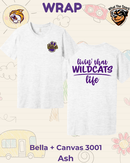 WRAP Livin' that Wildcats Life Tee