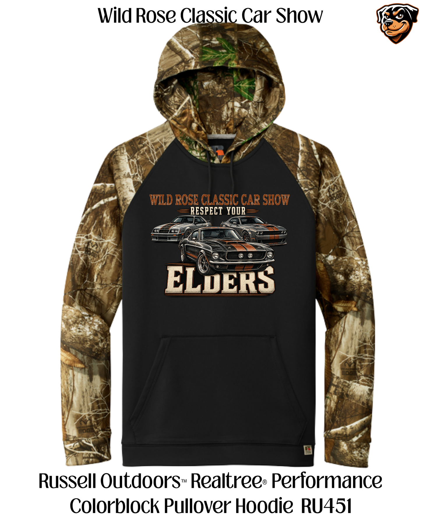 WR Classic Car Show Respect Your Elders Realtree Hoodie