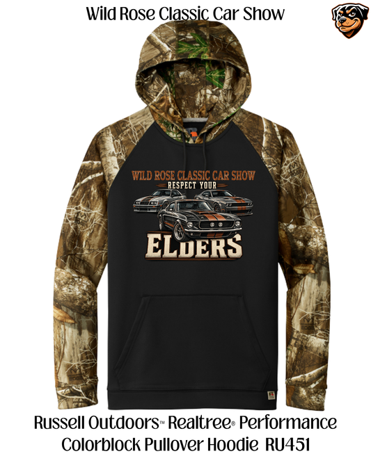 WR Classic Car Show Respect Your Elders Realtree Hoodie