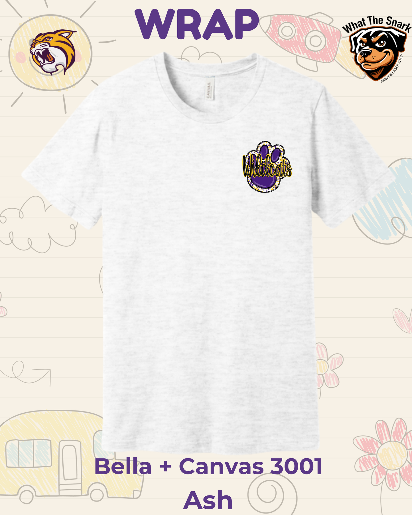 WRAP Livin' that Wildcats Life Tee