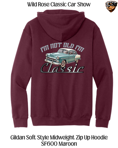 WR Classic Car Show I'm not Old I'm Classic Zip Up
