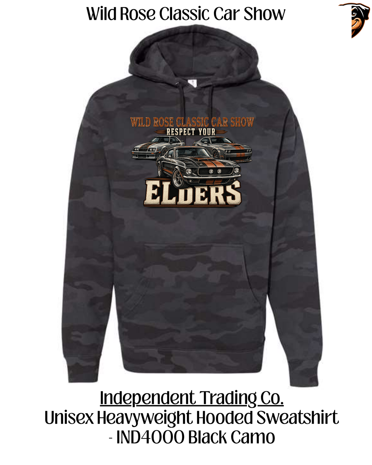 WR Classic Car Show Respect Your Elders Heavyweight Hoodie