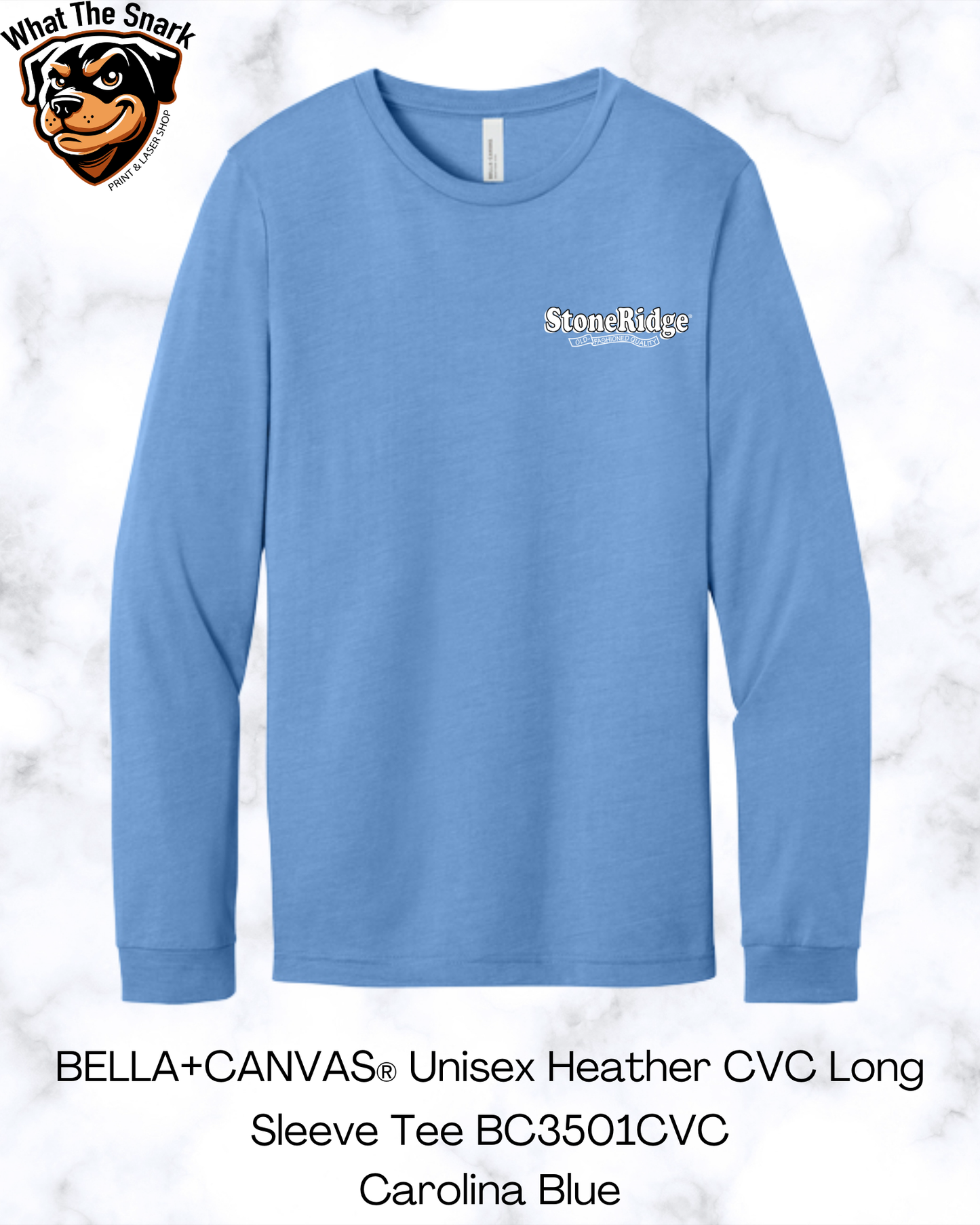 BELLA+CANVAS® Unisex Heather CVC Long Sleeve Tee