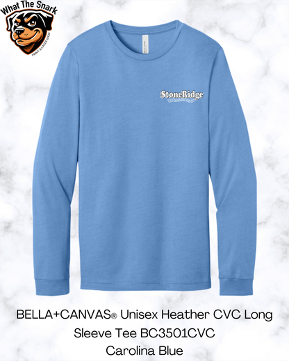 BELLA+CANVAS® Unisex Heather CVC Long Sleeve Tee