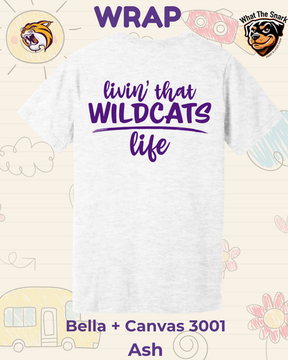WRAP Livin' that Wildcats Life Tee