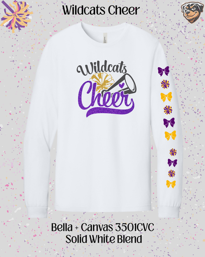 Wildcats Cheer Adult Long Sleeve