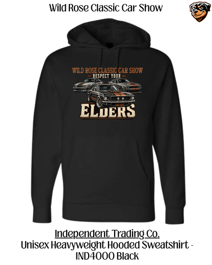 WR Classic Car Show Respect Your Elders Heavyweight Hoodie