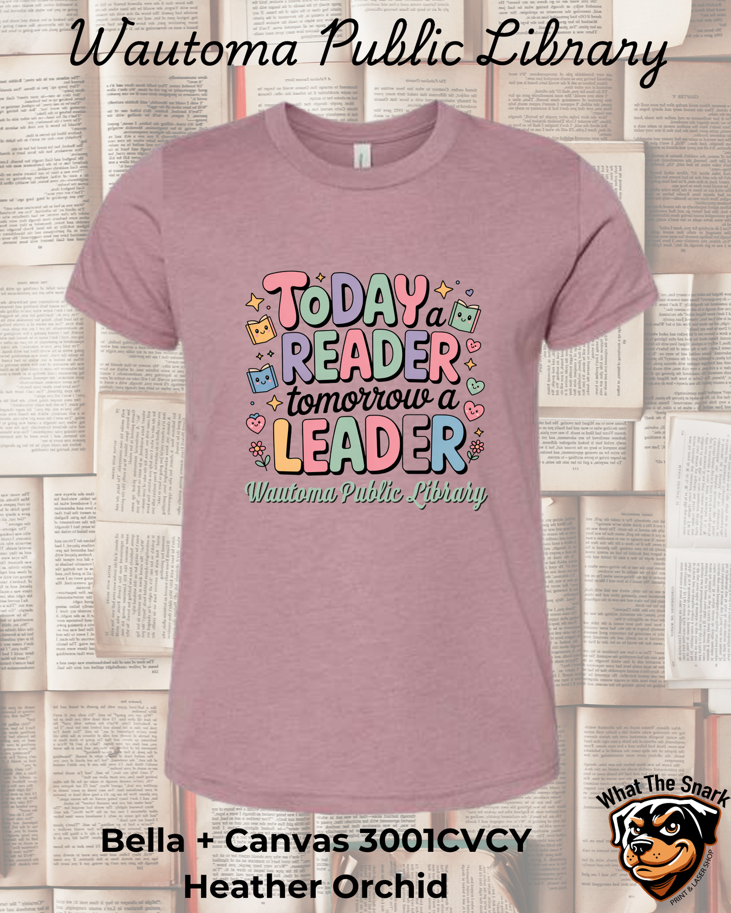 WPL Youth Today a Reader Tomorrow a Leader T-Shirt