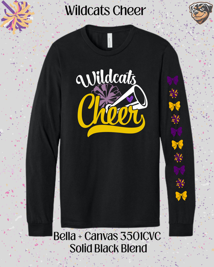 Wildcats Cheer Adult Long Sleeve