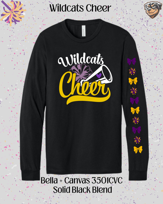 Wildcats Cheer Adult Long Sleeve