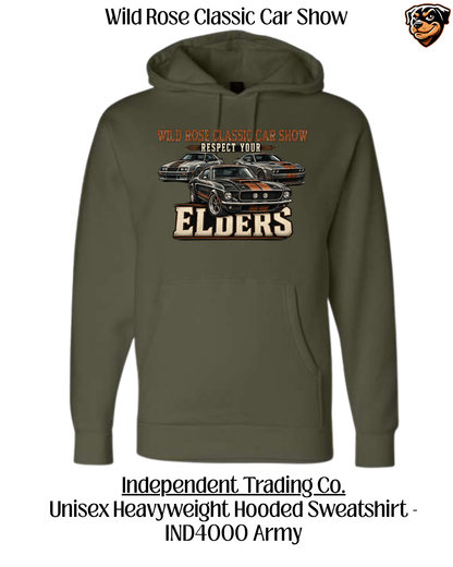 WR Classic Car Show Respect Your Elders Heavyweight Hoodie