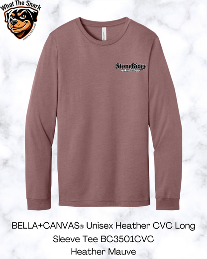 BELLA+CANVAS® Unisex Heather CVC Long Sleeve Tee