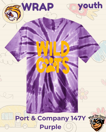 WRAP Wildcat Paws and Stripes Youth Tee