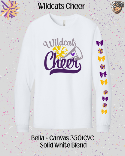 Wildcats Cheer Adult Long Sleeve