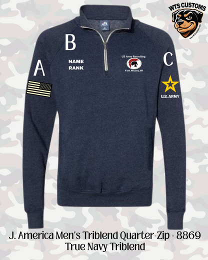 Fort Mccoy Logo J.America 1/4 Zip