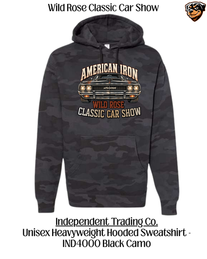 WR Classic Car Show American Iron Heavy Weight Hoodie