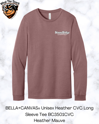 BELLA+CANVAS® Unisex Heather CVC Long Sleeve Tee