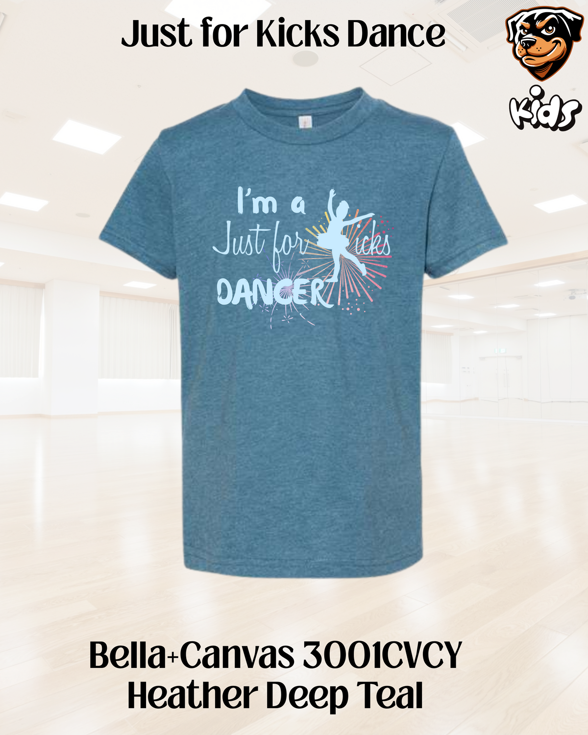 I'm a Just for Kicks Dancer Youth Tee
