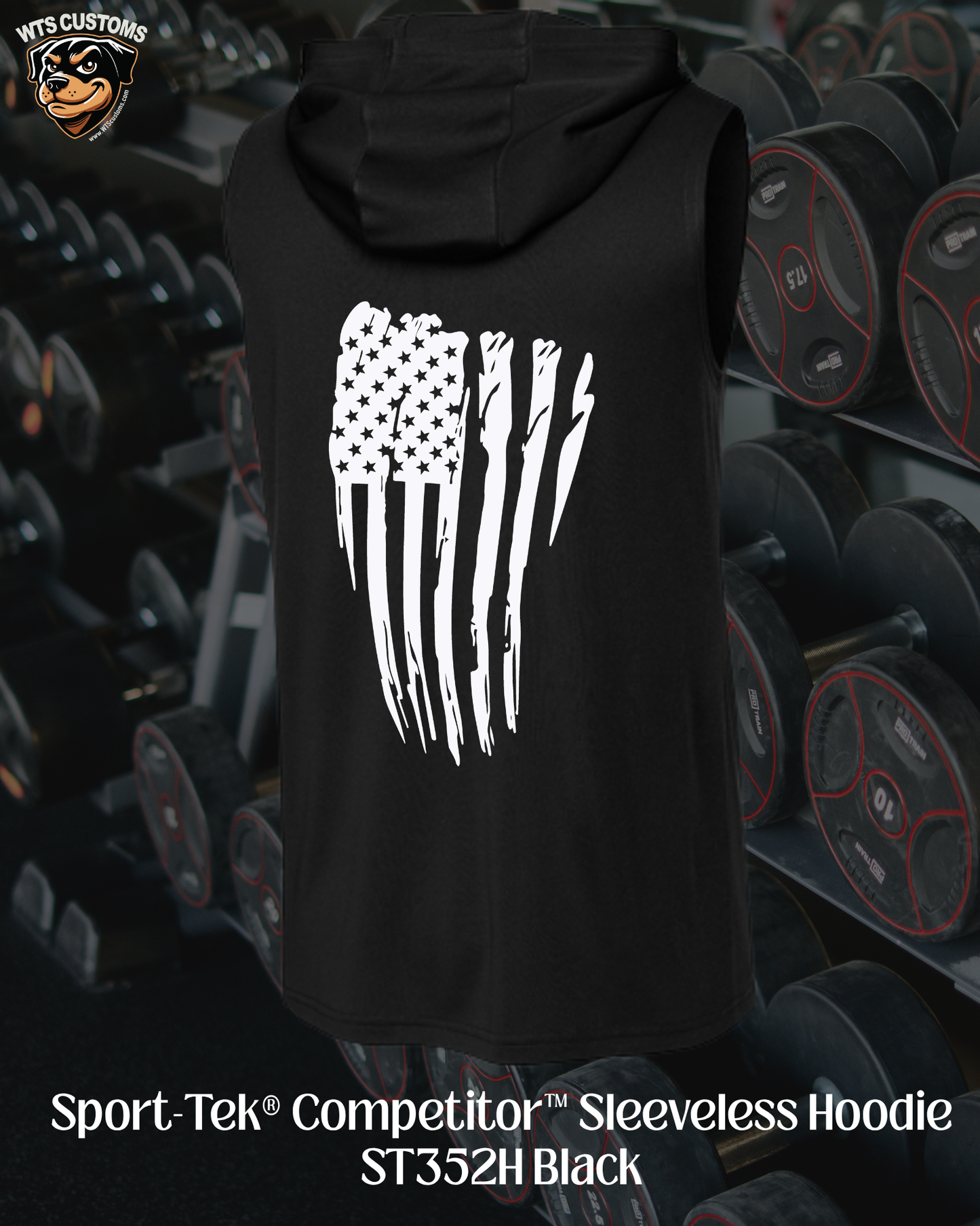 Silverback Moisture-Wick Sleeveless Hoodie