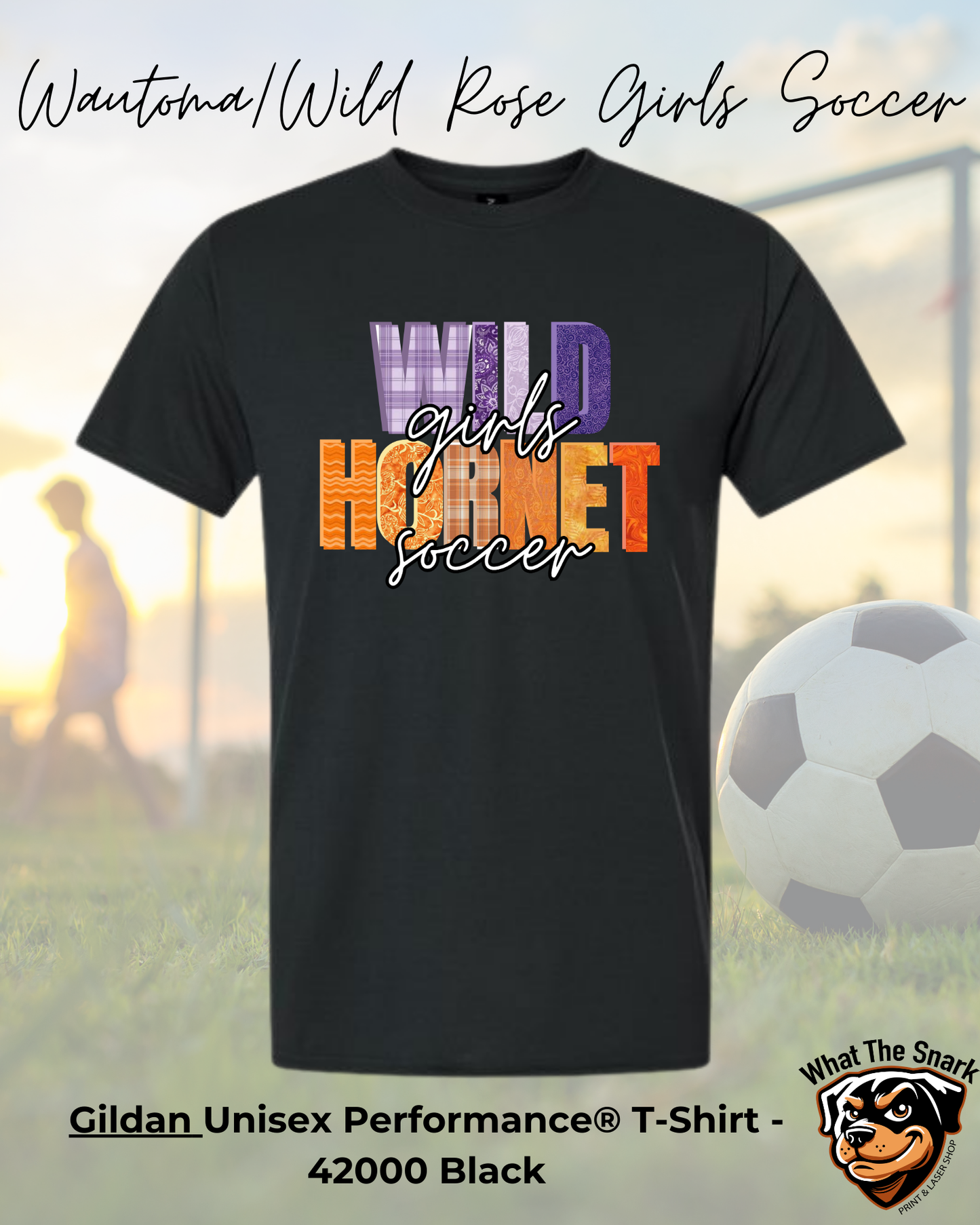 WWR Girls Soccer Quilted Performance Tshirt