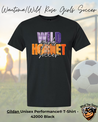 WWR Girls Soccer Quilted Performance Tshirt