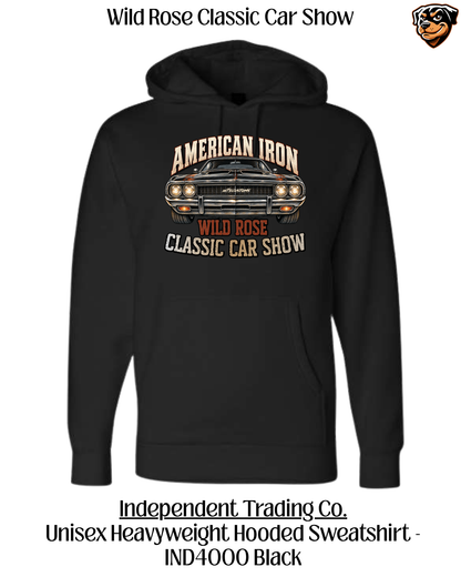 WR Classic Car Show American Iron Heavy Weight Hoodie
