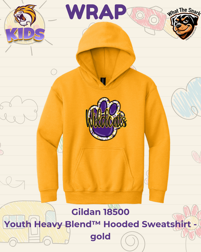 WRAP Livin' that Wildcats Life Youth Hoodie