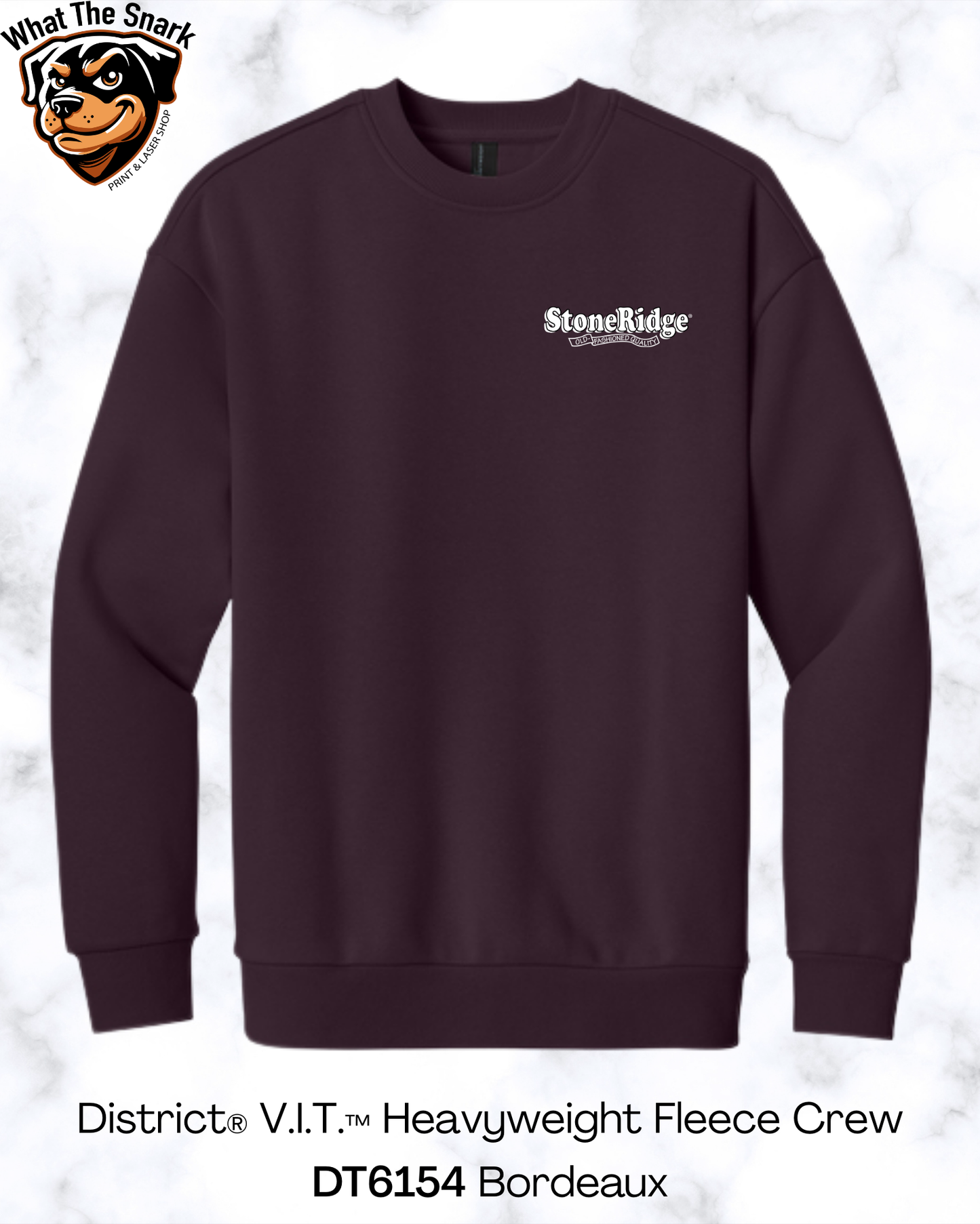 District V.I.T. Heavyweight Fleece Crew