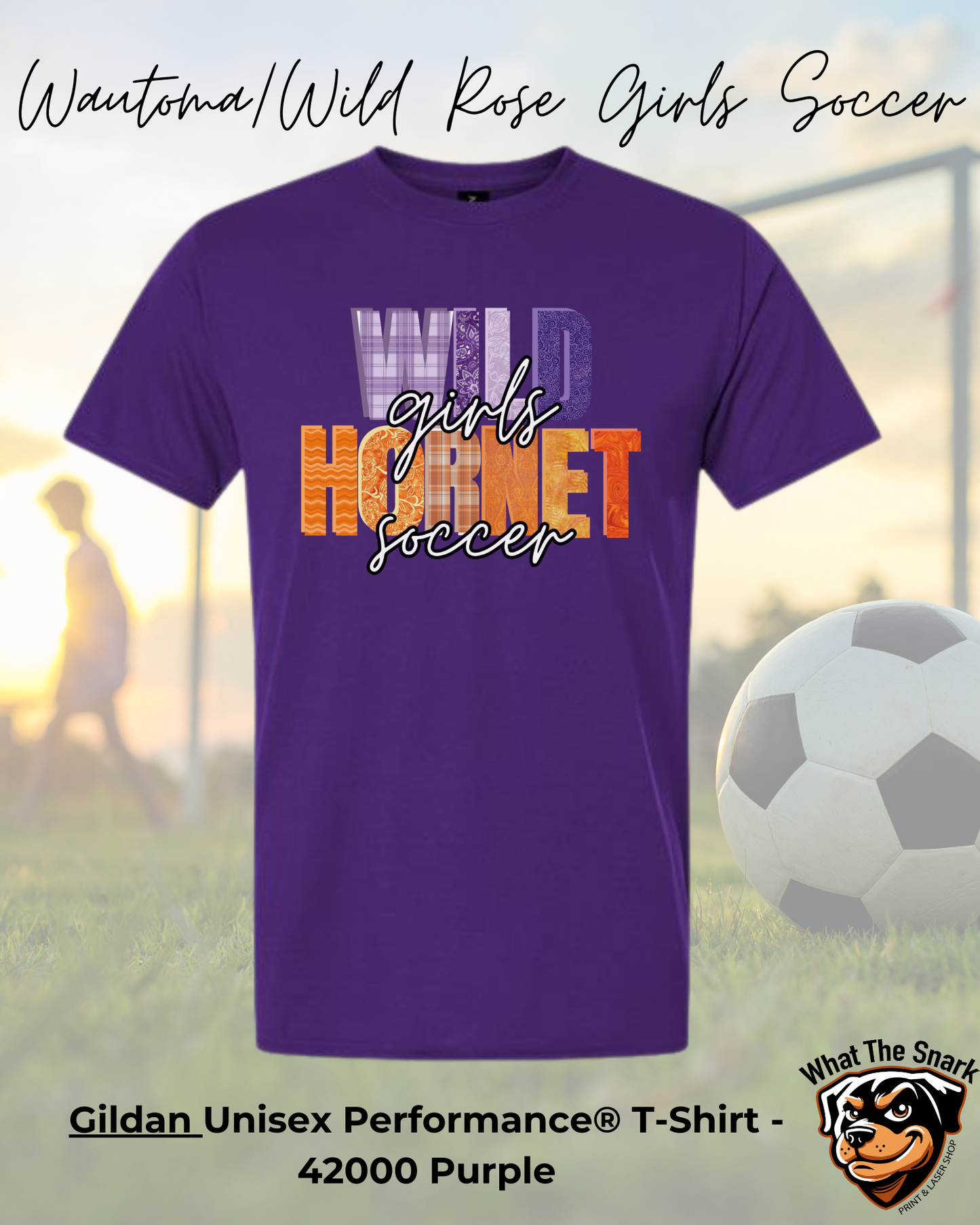WWR Girls Soccer Quilted Performance Tshirt