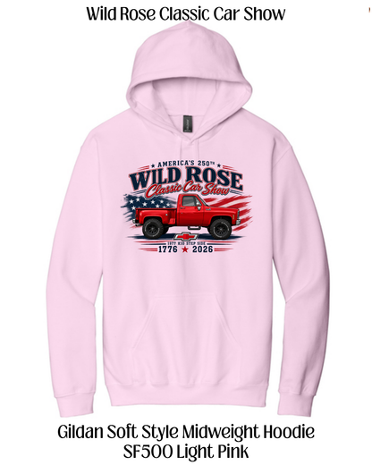WR Classic Car Show Patriotic Pickup Hoodie
