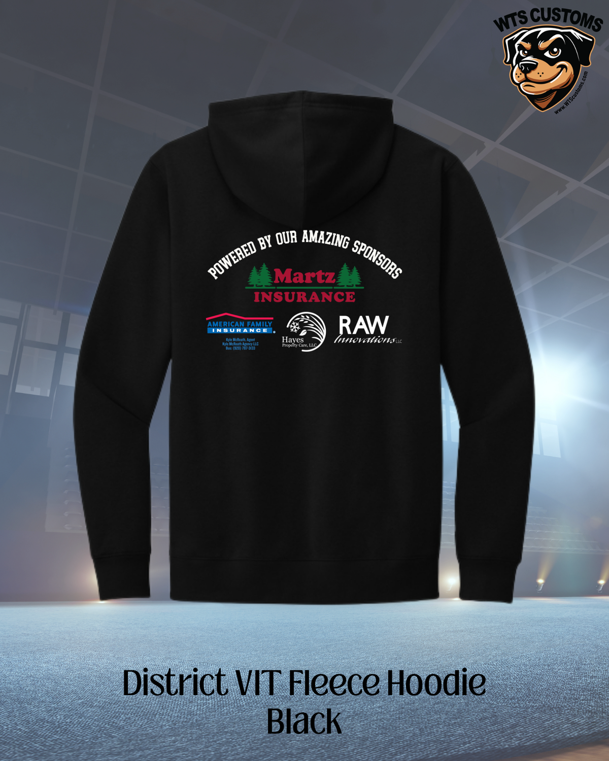 Wautoma Gymnastics 2026 Male Competition Hoodie
