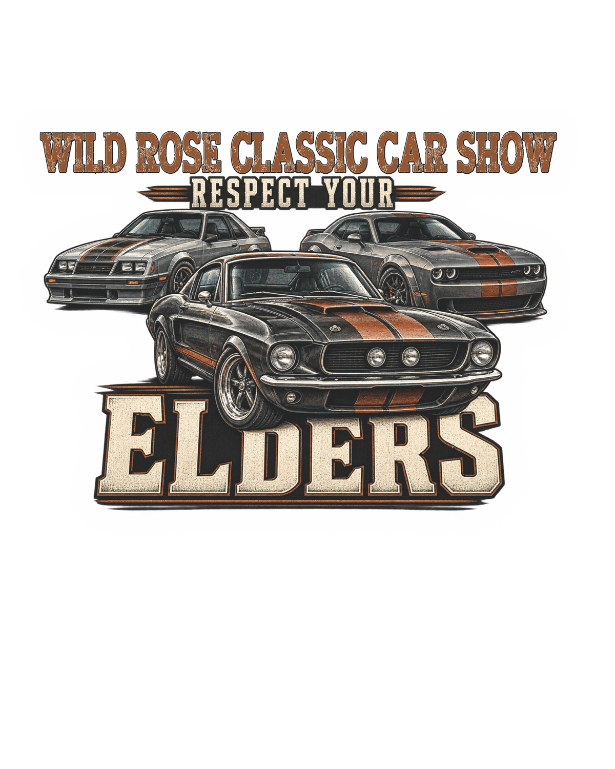 Wild Rose Classic Car Show Car Decals