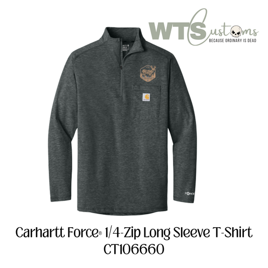 Blu Zone Carhartt 1/4 Zip Long Sleeve