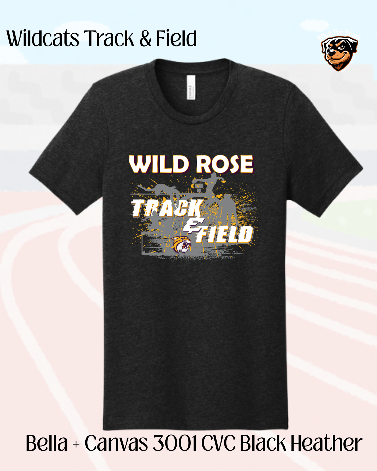 Wild Rose Track and Field Cotton Tee