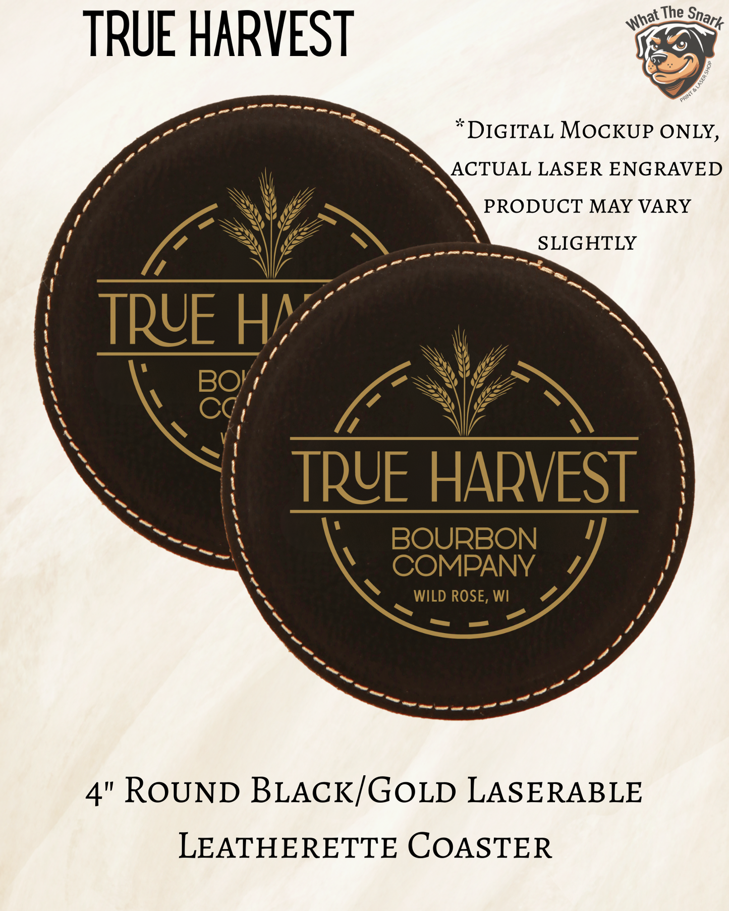 TH Leather Coaster Sets