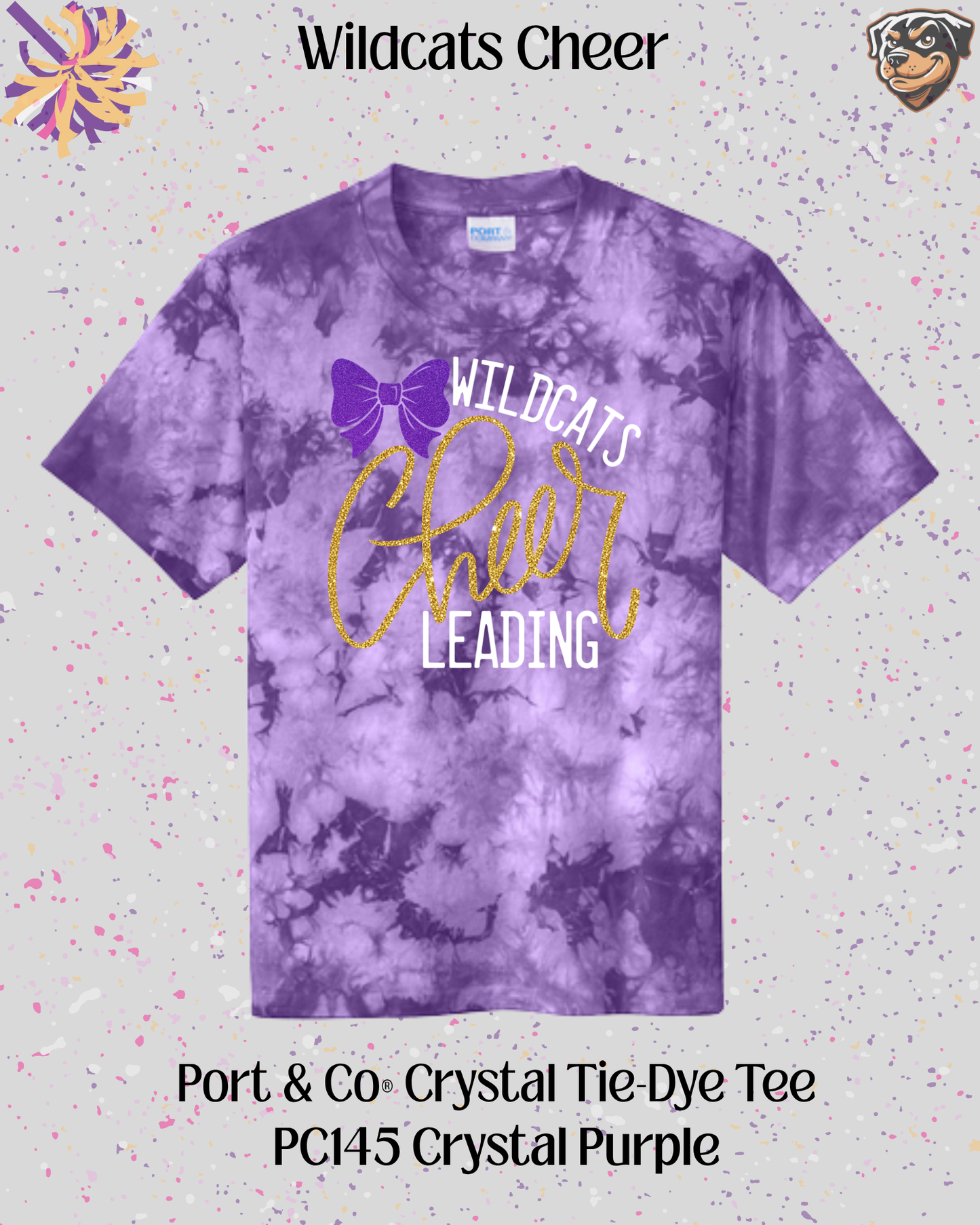 Wildcats Cheerleading Adult Tee