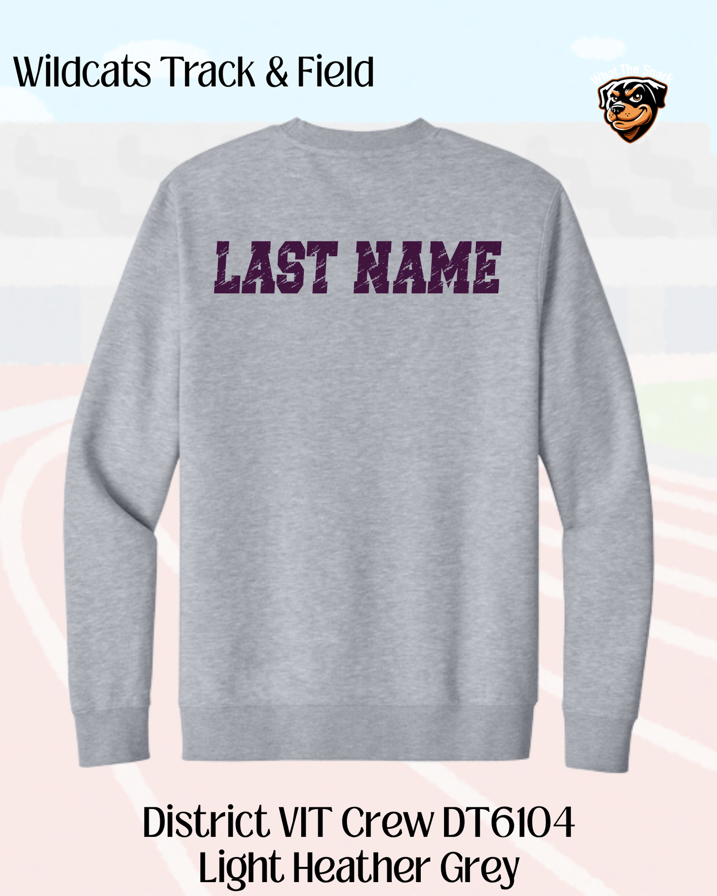 Wild Rose Track and Field Crew Neck Sweatshirt
