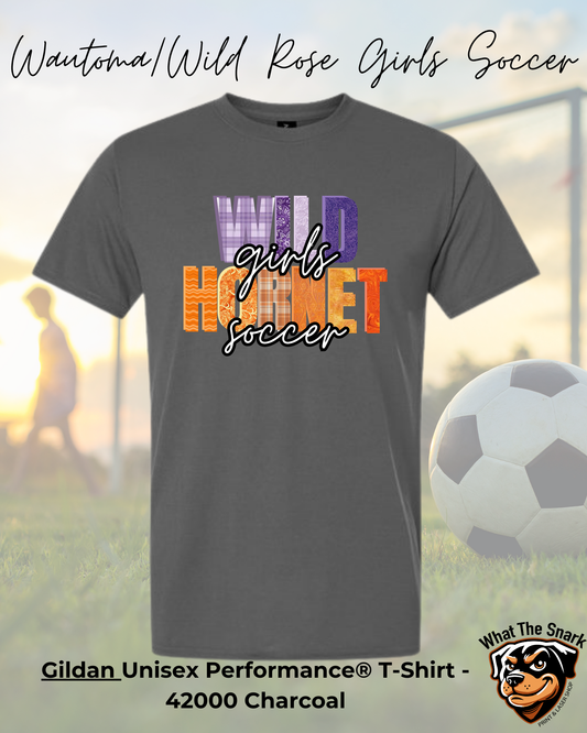 WWR Girls Soccer Quilted Performance Tshirt