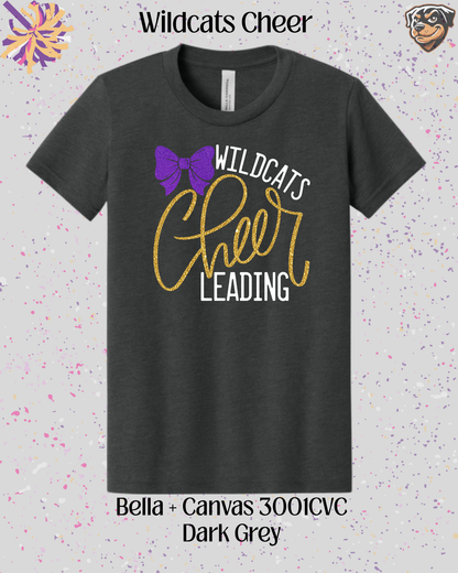 Wildcats Cheerleading Adult Tee