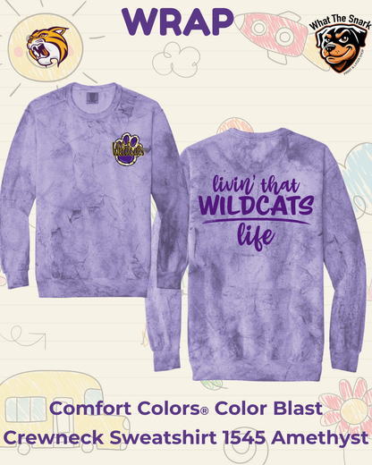WRAP Livin' the Wildcats Life Crew Neck