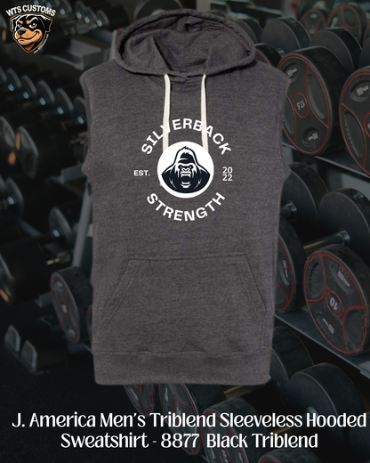 Silverback Mens Sleeveless Hoodie