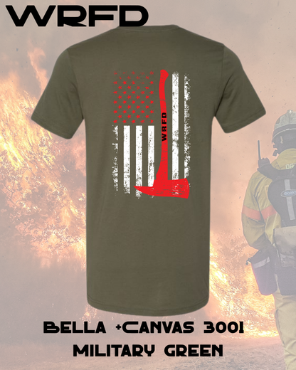 WRFD Back the Red Tee with Flag