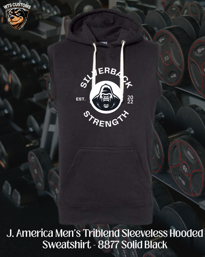 Silverback Mens Sleeveless Hoodie