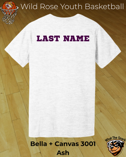 Wildcat Basketball Wordburst Tee