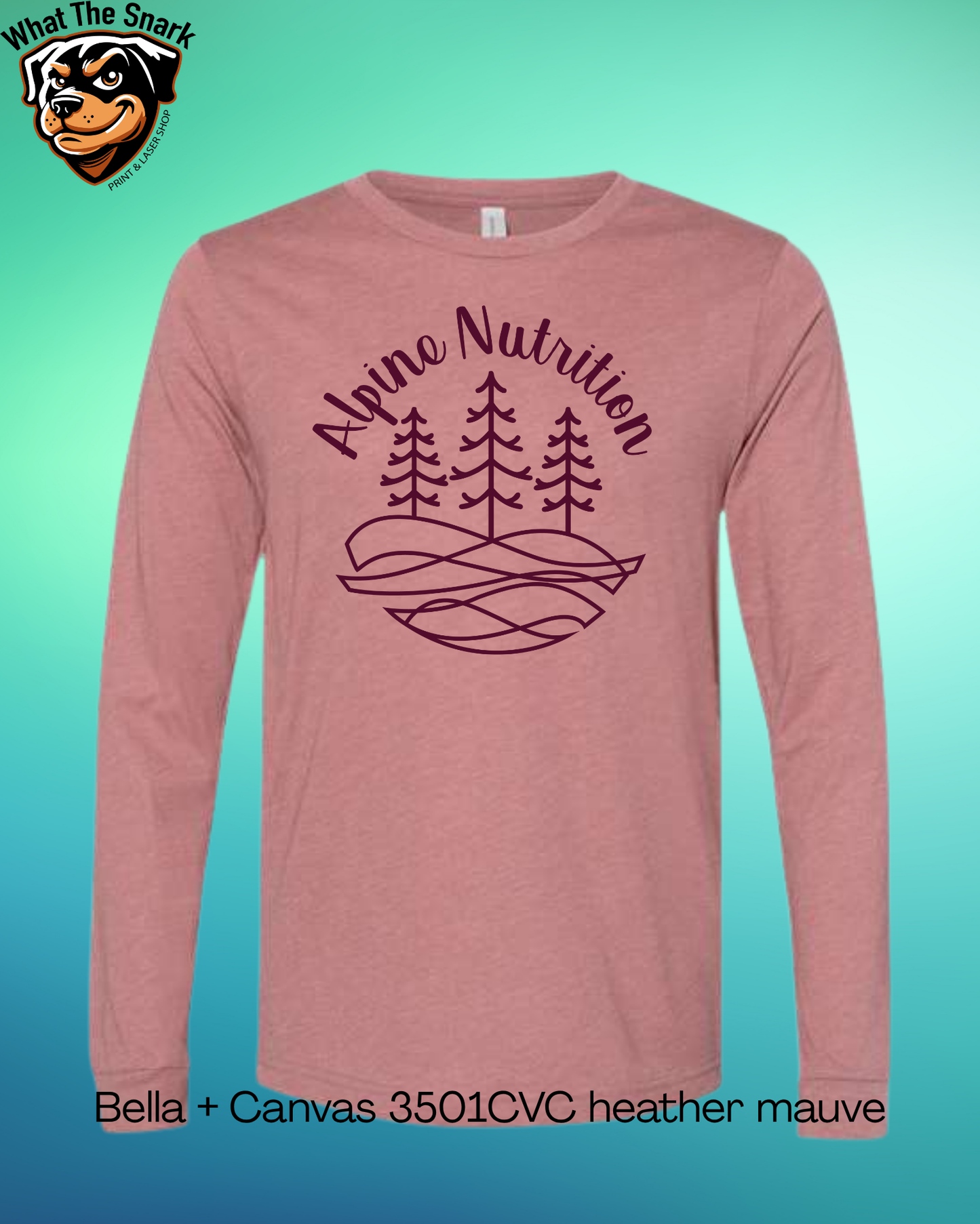 Alpine Trees Long Sleeve tee