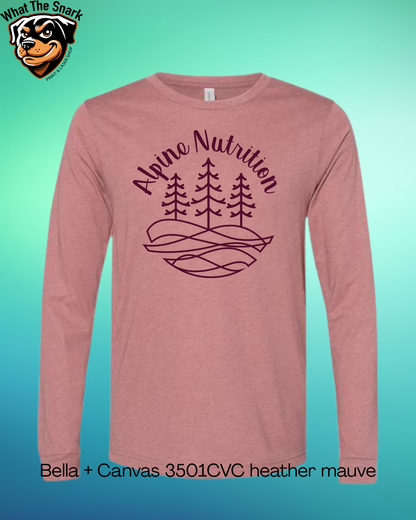 Alpine Trees Long Sleeve tee