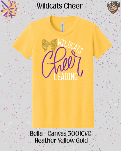 Wildcats Cheerleading Adult Tee