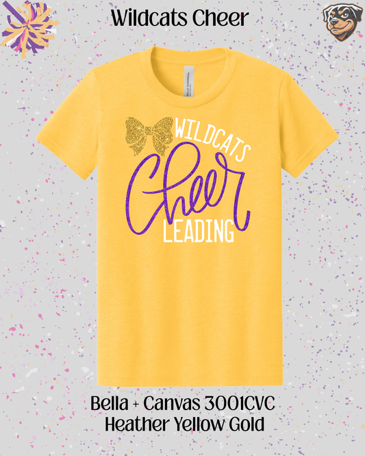 Wildcats Cheerleading Adult Tee