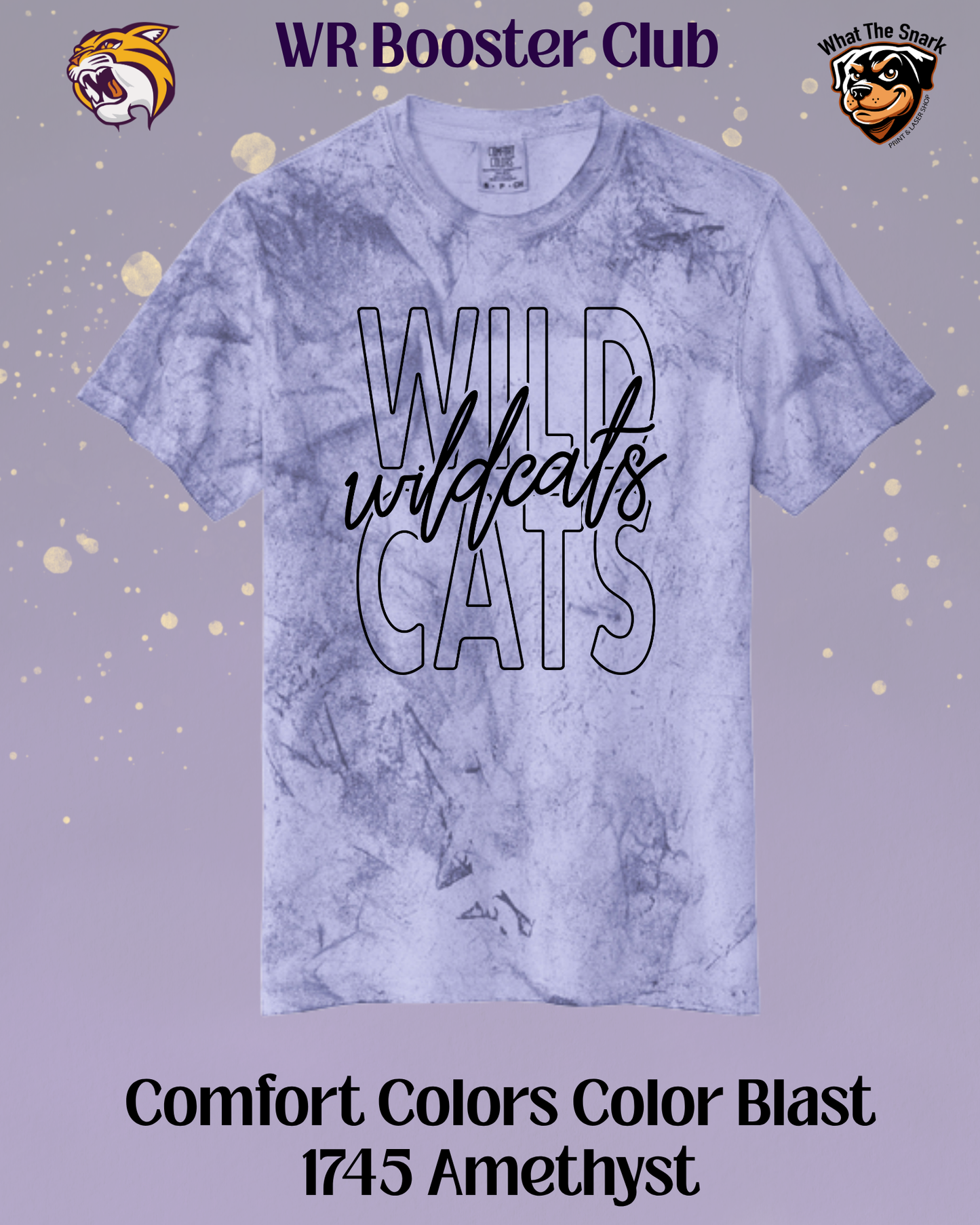 Wildcats Classic Script Overlay Tee